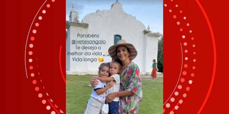 Ivete Sangalo recebe homenagem de aniversário do ex-marido