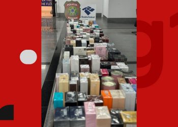 Perfumes importados avaliados em R$ 100 mil são apreendidos com três passageiros no aeroporto de Salvador